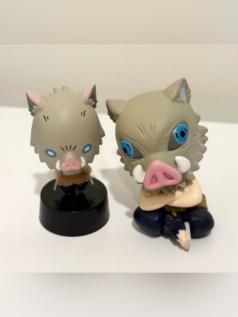 Anime official collectible demon slayer mini figure set inosuke